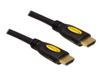 Delock High Speed HDMI-kabel med Ethernet 50cm Sort