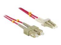 DeLOCK Netværkskabel Fiberoptik OM4 2m