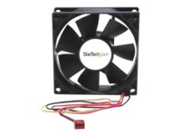 StarTech.com 80x25mm Dual Ball Bearing Computer Case Fan w/ TX3 Connector (FANBOX2) Ventilationspakke for system 1-pack 80 mm