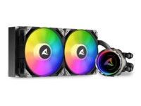 Sharkoon S80 RGB Vandkøler 1-pack Sort 120 mm