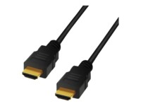 LogiLink HDMI-kabel med Ethernet 3m Sort