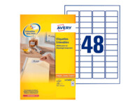 Avery Etiketter 45.7 x 21.2 mm 1200etikette(r)