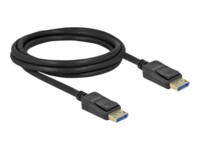 Delock DisplayPort kabel 2m Sort