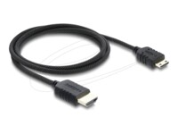 Delock HDMI-kabel 1m Sort