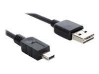 Delock Easy USB-kabel 2m Sort