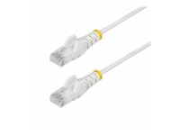 StarTech.com 5m White Slim CAT6 Ethernet Cable, Snagless, 28AWG, LSZH CAT 5/5e/6 Ikke afskærmet parsnoet (UTP) 5m Patchkabel Hvid