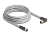 DeLOCK Afskærmet 3m Netværkskabel Grå