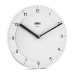 Braun BC 06 W Quarzwanduhr analog weiß