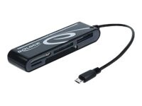 DeLOCK Micro USB OTG Card Reader 5 Slot Kortlæser USB