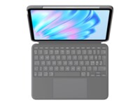 Logitech Combo Touch Tastatur og folio-kasse Saks 16-niveau Kablet Nordisk (dansk/finsk/norsk/svensk)