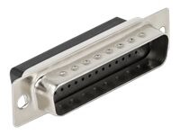 Delock Data-konnektor Sort Sølv