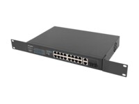 Lanberg RSFE-16P-2C-150 Switch 16-porte 10/100 PoE+