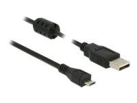 Delock USB-kabel 2m Sort