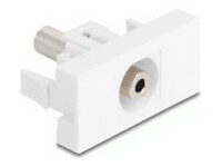 Delock Easy 45 Module stereo jack female 3.5 mm 3 pin to stereo jack female 3.5 mm 3 pin white