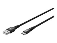 goobay USB Type-C kabel 1m Sort