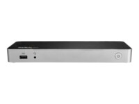 StarTech.com USB C Dock, Dual Monitor HDMI & DisplayPort 4K 30Hz, USB Type-C Laptop Docking Station 60W Power Delivery (PD), SD, 4-port USB-A 3.0 Hub, GbE, Audio, Thunderbolt 3 Compatible - USB 3.1 Gen 1 Dock (DK30CHDPPDUE) USB-C Dockingstation