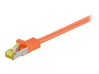 goobay CAT 7 SFTP, PiMF 15m Patchkabel Orange