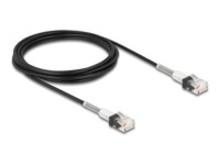 DeLOCK CAT 6a Ikke afskærmet parsnoet (UTP) 3m Patchkabel Sort