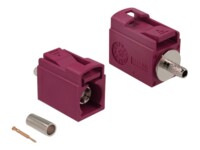 DeLOCK RF-stik Karminrød RAL 3002 Rød