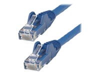 StarTech.com 10m LSZH CAT6 Cable, 10 Snagless RJ45 100W Network Patch Cord Strain Relief, CAT 6 10GbE UTP, Blue, Individually Tested/ETL, Low Smoke Zero Halogen - Category 6 - 24AWG (N6LPATCH10MBL) CAT 6 Ikke afskærmet parsnoet (UTP) 10m Patchkabel Blå