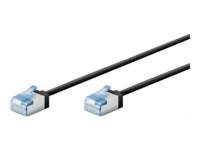 goobay CAT 6a U/FTP, PiMF 2m Patchkabel Sort