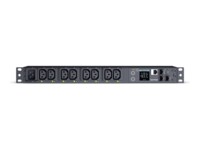 CyberPower Switched Series PDU41005 Strømfordelingsenhed 8-stik 16A Sort 3.05m