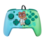 PDP Faceoff Deluxe+ Audio Wired Controller Controller Nintendo Switch Grøn