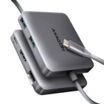 AXAGON HMC-5HL USB-C 3.2 Gen 1 / USB 3.0 / Thunderbolt 3 / Thunderbolt 4 Dockingstation