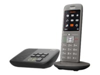 Gigaset CL660A Trådløs telefon Ingen nummervisning Sort Grå