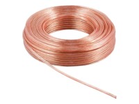 goobay Bulkhøjttalerkabel Gennemsigtig 25m