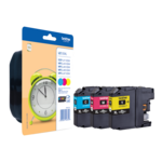 Brother LC 125XL Rainbow Pack Gul Cyan Magenta 1200 sider Blæk