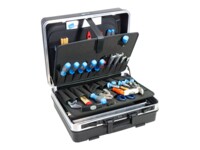 B&W tool.case flex Dokumentmappe Til værktøjer Sort Aluminium Groft slag ABS-plastik