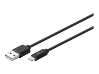 goobay Lightning-kabel 50cm Sort