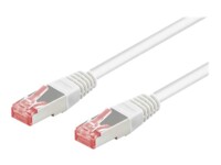 goobay CAT 6 Pairs in metal foil = PiMF (ledningspar i afskærmende folie) 5m Netværkskabel Hvid