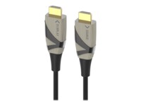 Prokord HDMI FIBER 2.0 PREMIUM HDMI-kabel med Ethernet 10m Sort