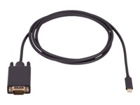 Akyga Adapter 24 pin USB-C han -> 15-pin D-Sub (DB-15) han 1.8 m Sort
