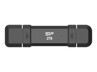 Silicon Power Marvel Xtreme DS72 500GB USB 3.1 Gen 2 / USB-C 3.2 Gen 2 USB stick Sort