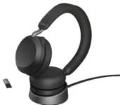 Jabra Evolve2 75 Trådløs Høretelefoner Sort