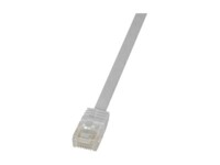 LogiLink SlimLine CAT 6 Ikke afskærmet parsnoet (UTP) 10m Patchkabel Hvid