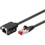 Goobay 65637 CAT 6 S/FTP CU 1m Sort
