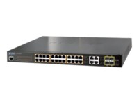 PLANET GS-4210-24P4C Switch 24-porte Gigabit PoE+