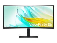 Samsung ViewFinity S6 S34C652UEU 34' VA 3440 x 1440 (UltraWide) HDMI DisplayPort USB-C 100Hz Dockingskærm