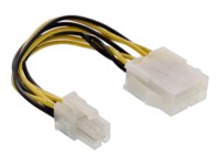 InLine 8 pin intern strøm (female) - Effekt ATX12V 4-pin stik (male) Strømforsyningsadapter