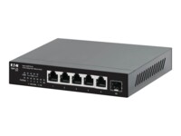 Eaton Tripp Lite series Desktop Gigabit Ethernet Unmanaged Switch PoE+ Pass-Through 5-Port 2.5 Gbps 70W Metal Switch 5-porte 2.5 Gigabit Ethernet PoE+