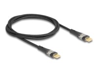 Delock USB Type-C kabel 1m Sort