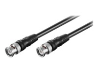 goobay Video/audiokabel 3m Sort