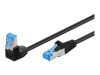 goobay CAT 6a SFTP, PiMF 1m Patchkabel Sort