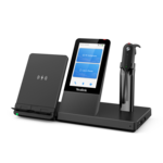 Yealink WH67 Trådløs Høretelefoner Sort