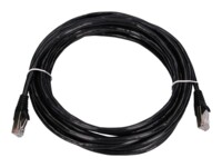 Extralink CAT 5e Kabel med folie og kobberfletning (FTP) 5m Patchkabel Sort