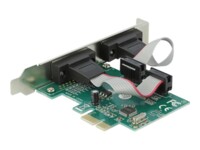 DeLock PCI Express Card to 2 x Serial RS-232 Seriel adapter PCI Express 1.1 x1 921.6Kbps